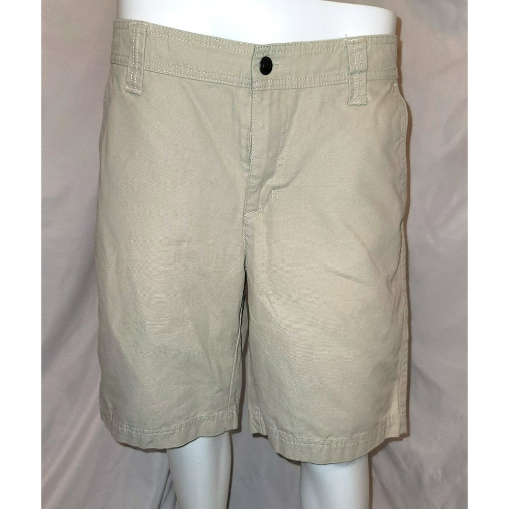 Columbia Denim Shorts Khaki Color 100% Cotton - Size 32